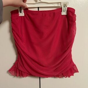 Sugar Thrillz Vibrant Pink Mini Skirt
